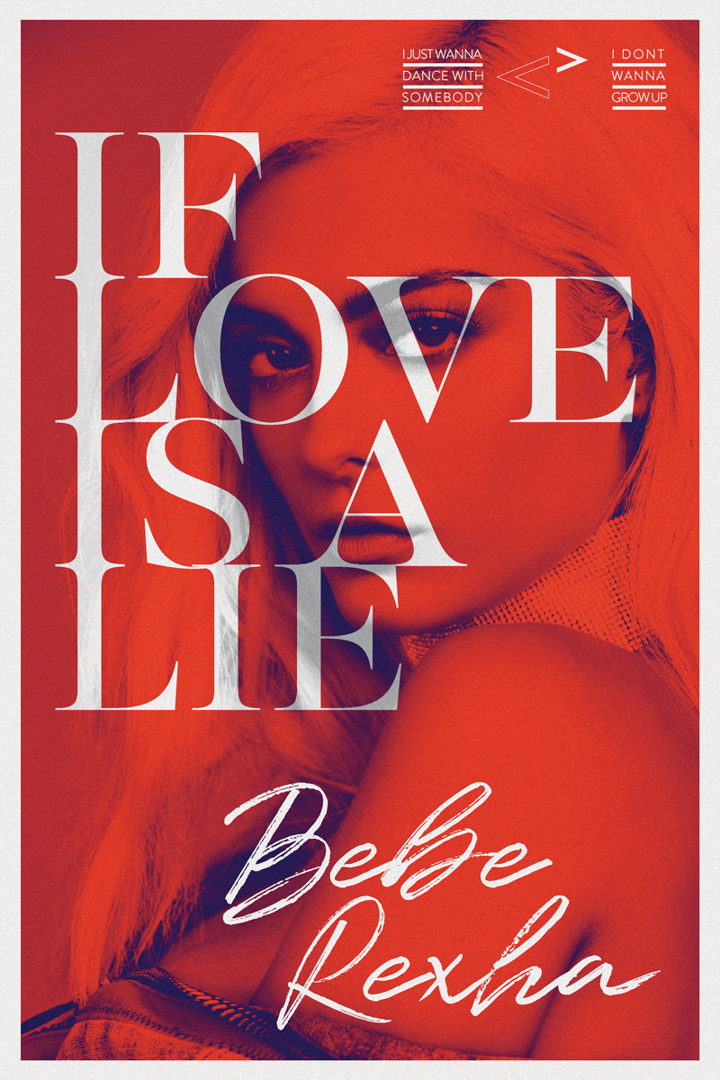 Bebe Rexha Music Poster Project 2017 Kirsten Kizerian West End Girl