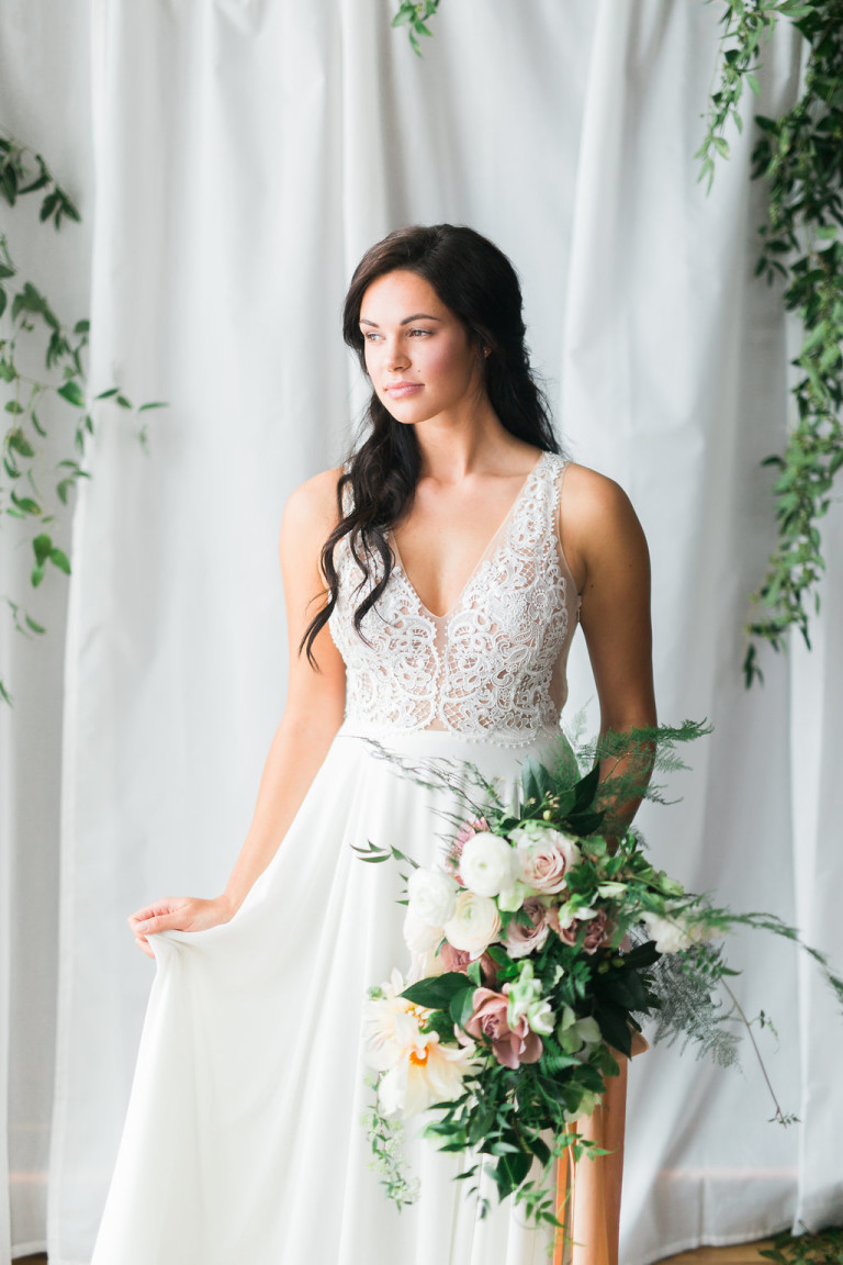 Black & Blush styled shoot - Kirsten Kizerian - West End Girl